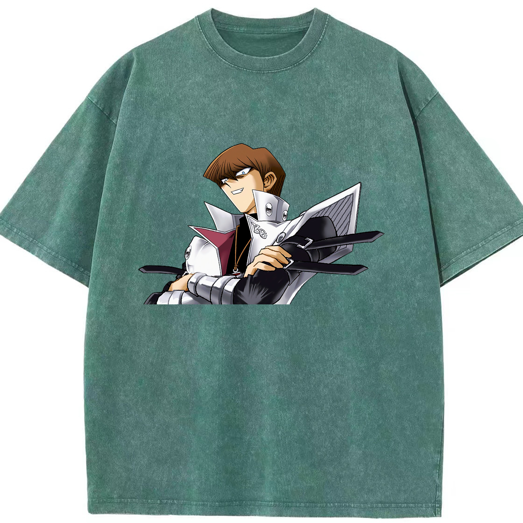 （画像用） 遊☆戯☆王 Yu-Gi-Oh! 綿100% ヴィンテージ風 半袖Tシャツ（フロントプリント）